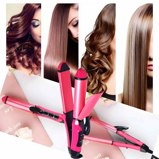 Imported Nova 2 In 1 Hair Curler & Straightener For Women