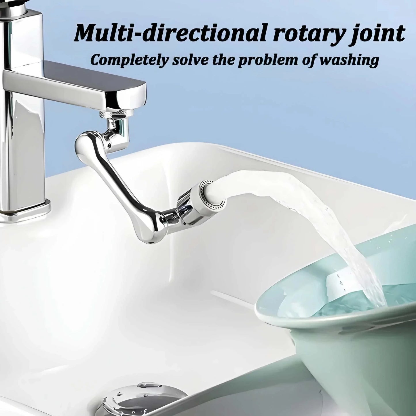 1080° Rotatable Multifunctional Extension Universal Swivel Robotic Arm Faucet