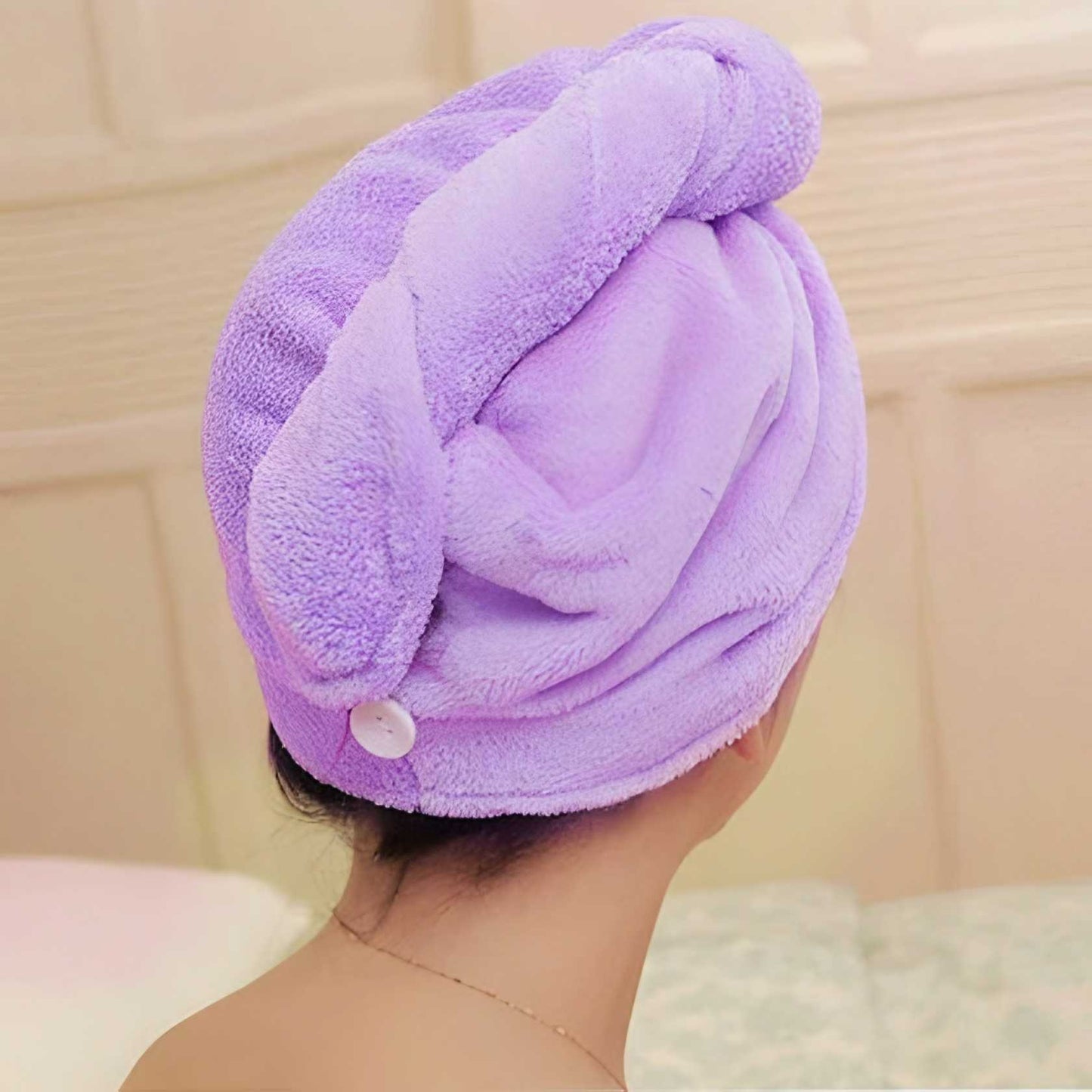 Pack Of 2 Magic Instant Hair Dryer Cap Towel Hair Wrap Towel