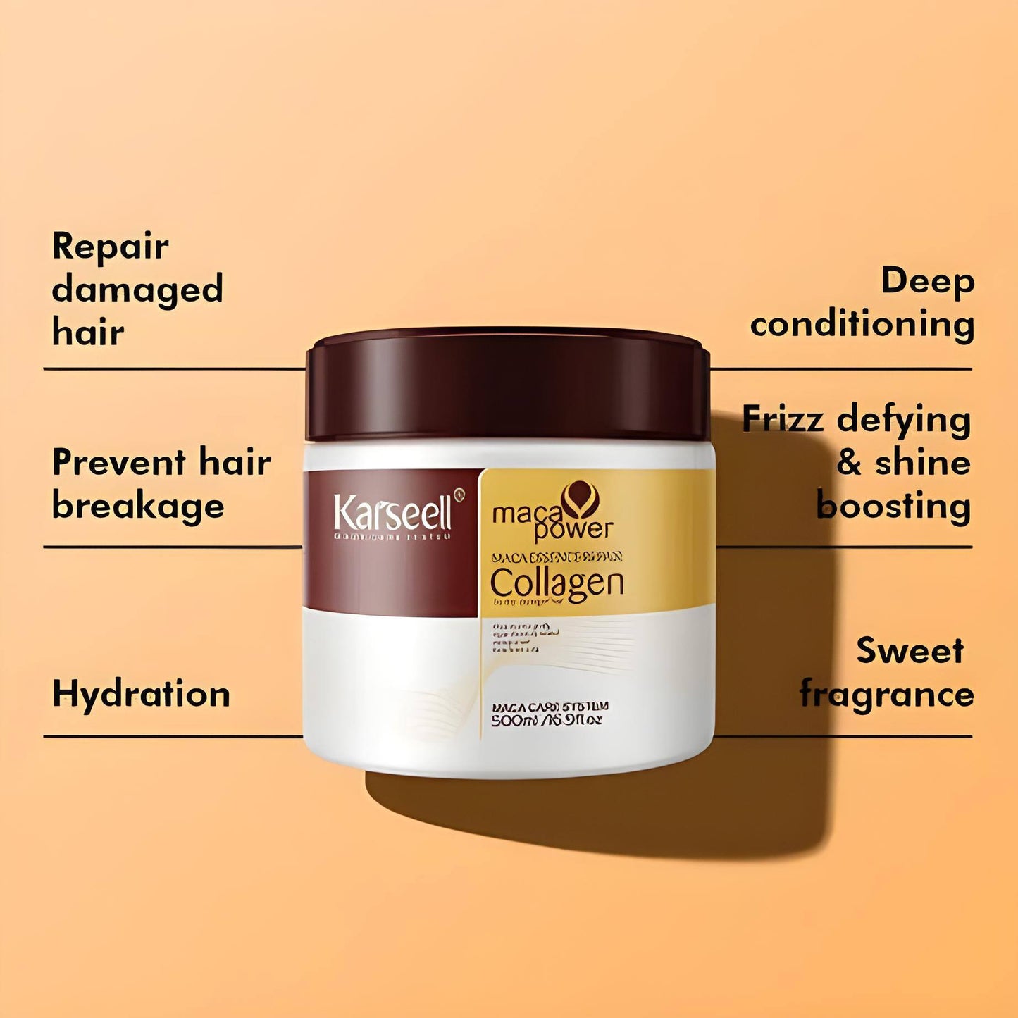 Karseell Collagen Hair Treatment Mask For Dry Damaged and All Hair Types For Women