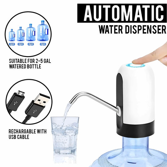 Electric Water Pump Dispenser with USB Auto Charging