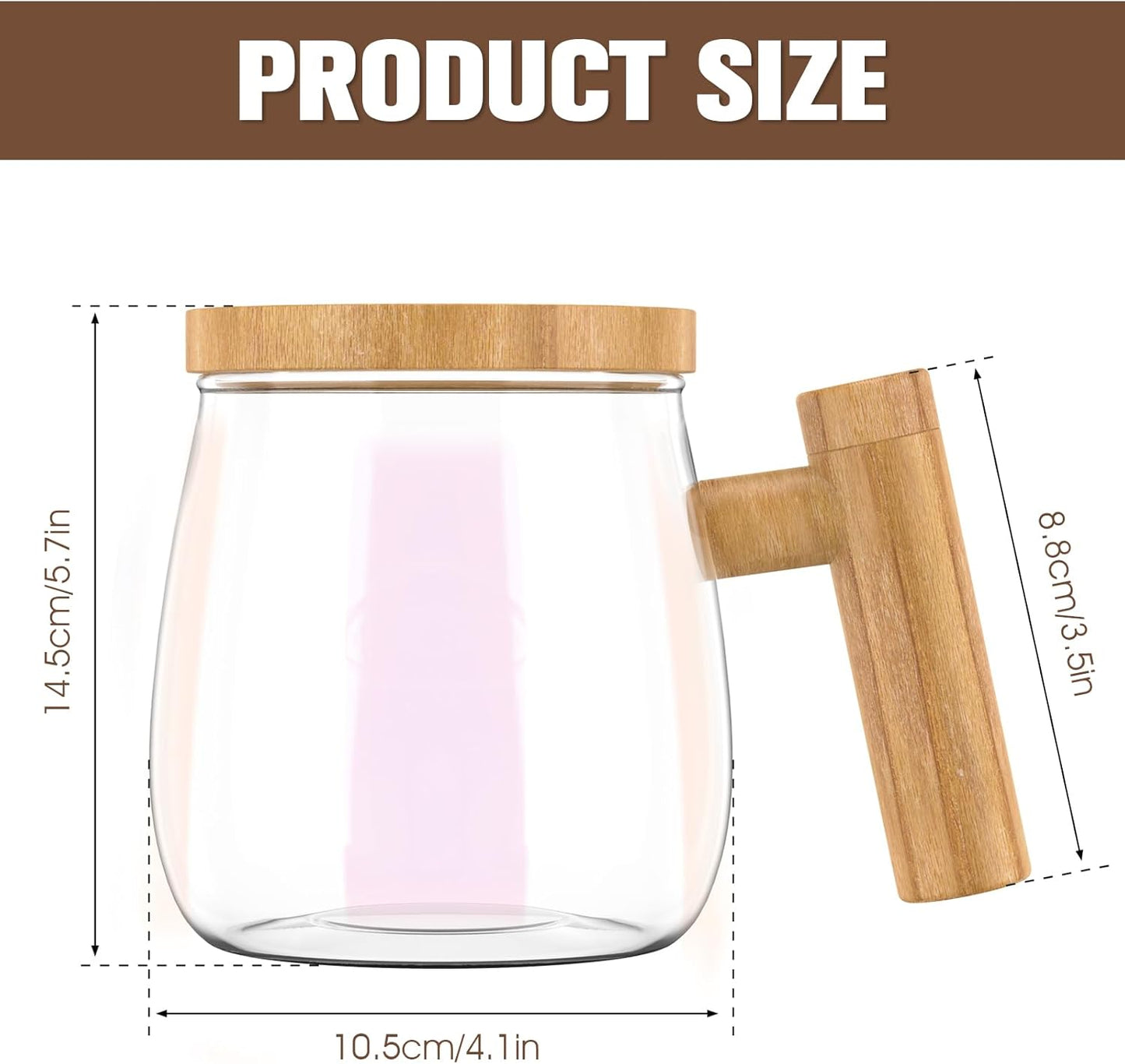 Self Stirring Coffee Mug – Electric Automatic Mixing Cup for Coffee, Milk, & Drinks