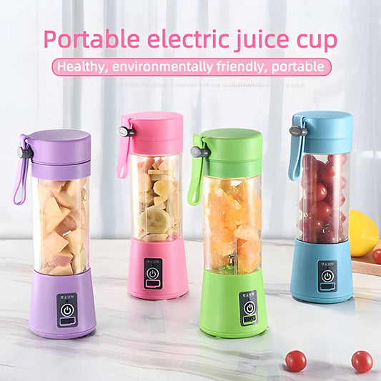 USB Rechargeable Juicer 6 Blades Electric Blender Portable Mixer