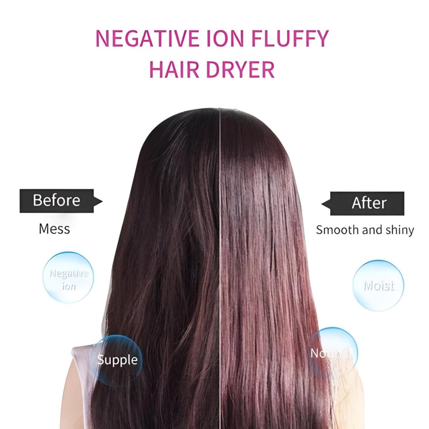 3 in 1 One Step Hair Dryer & Volumizer Brush, Hair Curler & Brush Dryer + Styler Hair Straightener