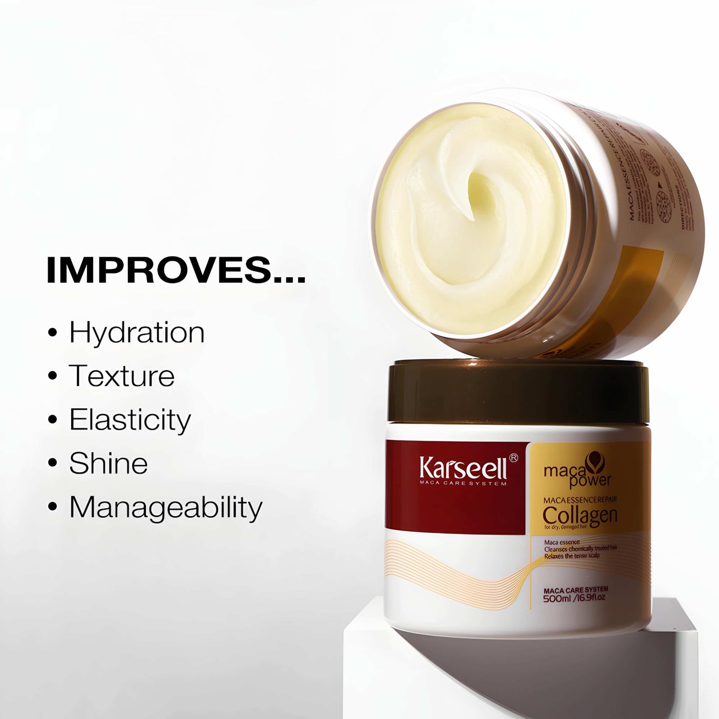 Karseell Collagen Hair Treatment Mask For Dry Damaged and All Hair Types For Women