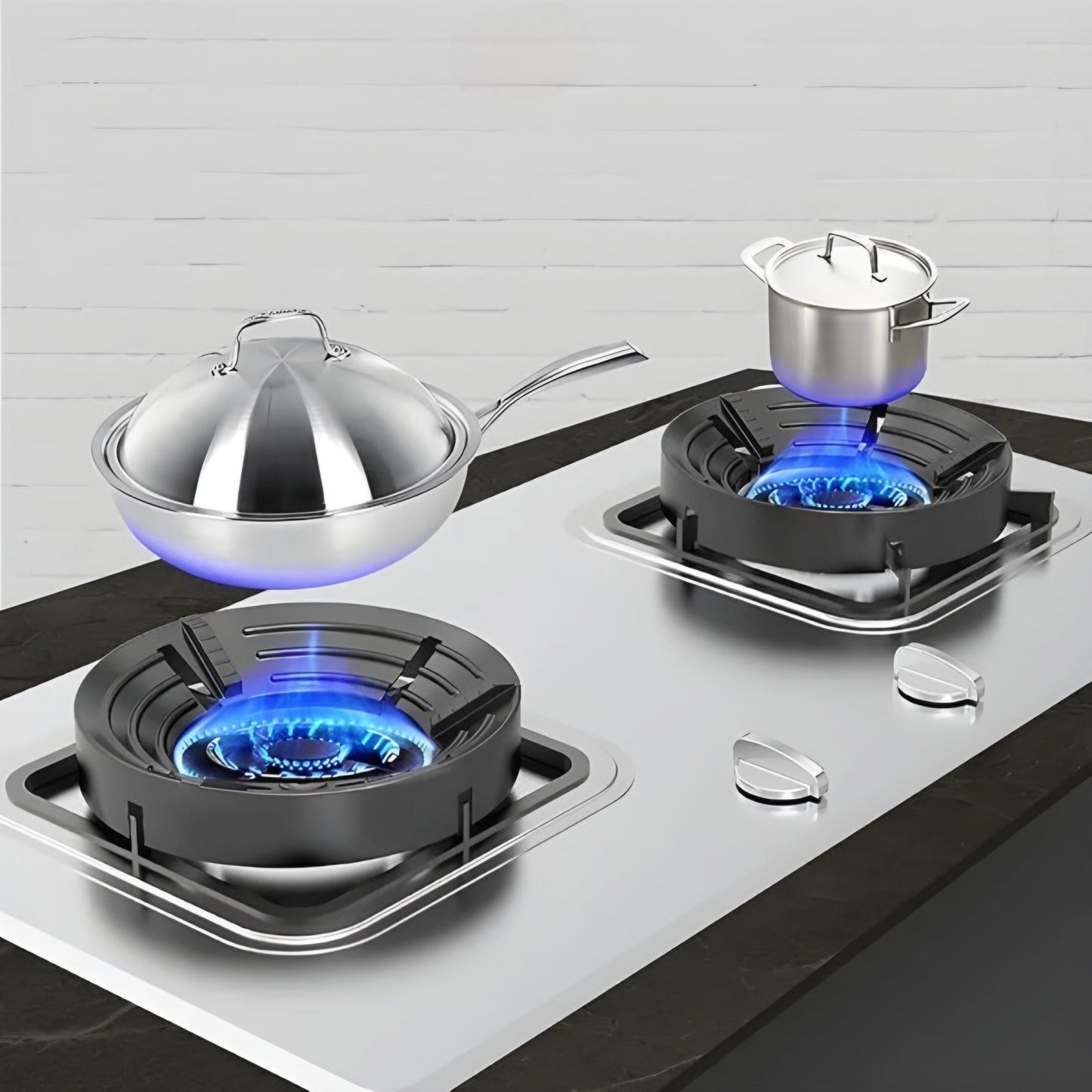 Gas Stove Cover Windproof Bracket Energy Saving Anti Slip
