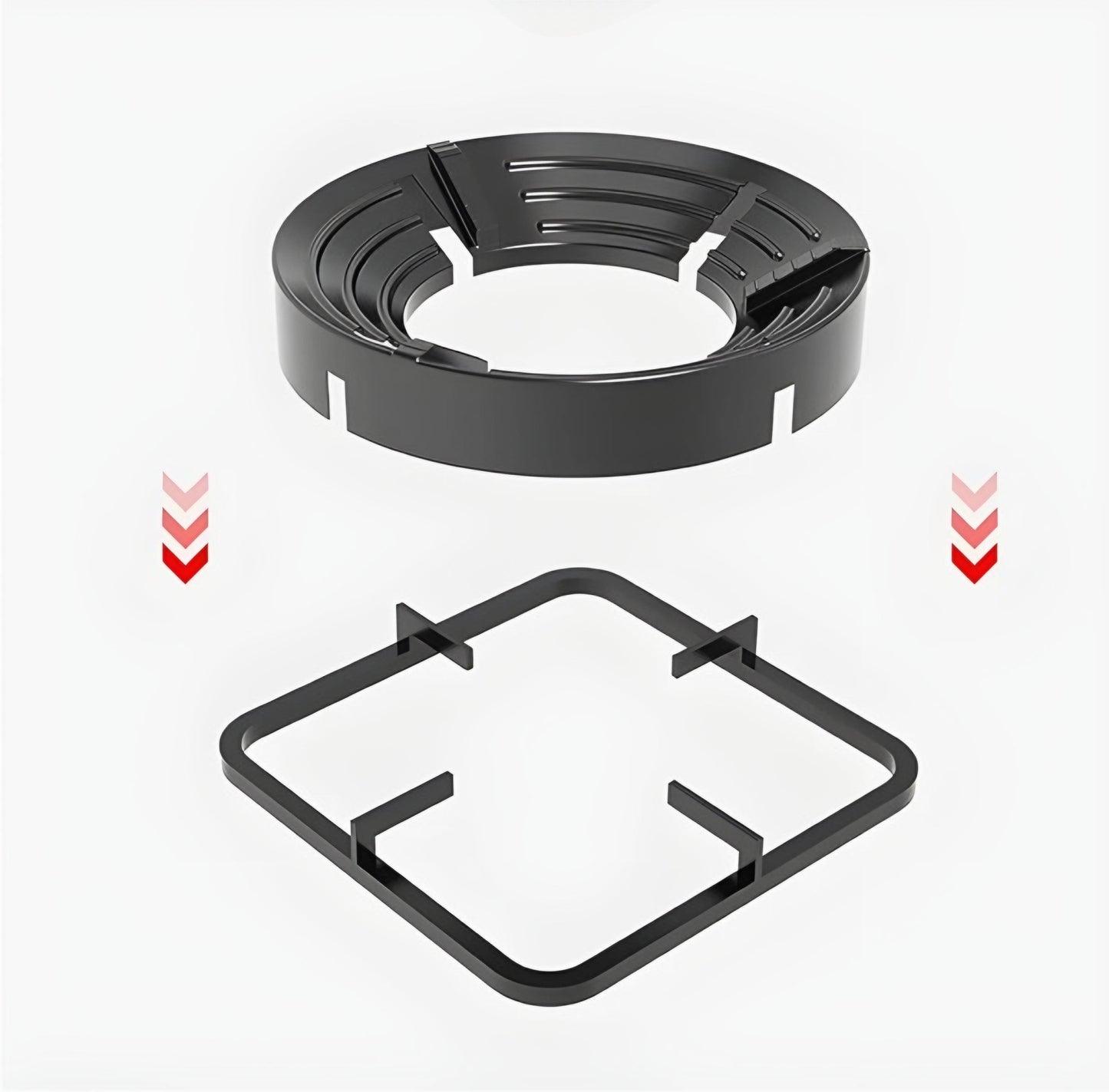 Gas Stove Cover Windproof Bracket Energy Saving Anti Slip