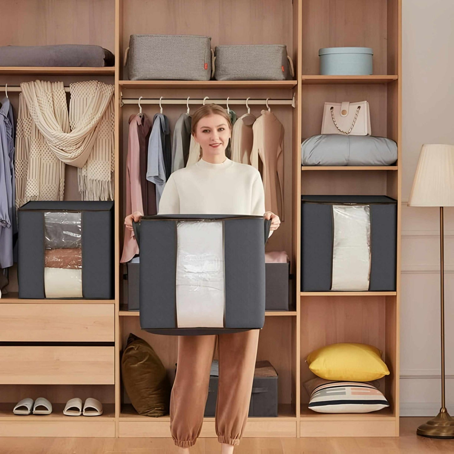 Pack Of 6 Foldable Storage Bags