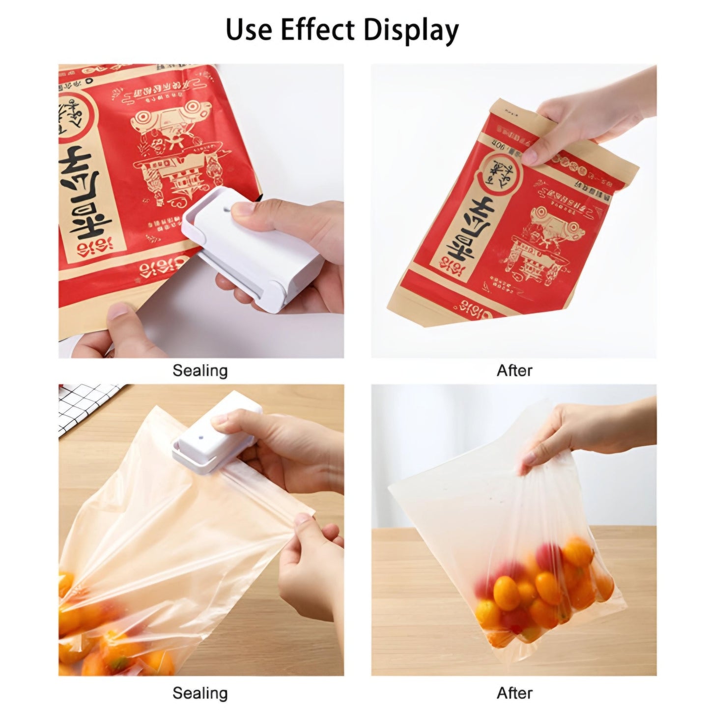 Portable Mini Heat Sealer Plastic Bag Sealing Machine