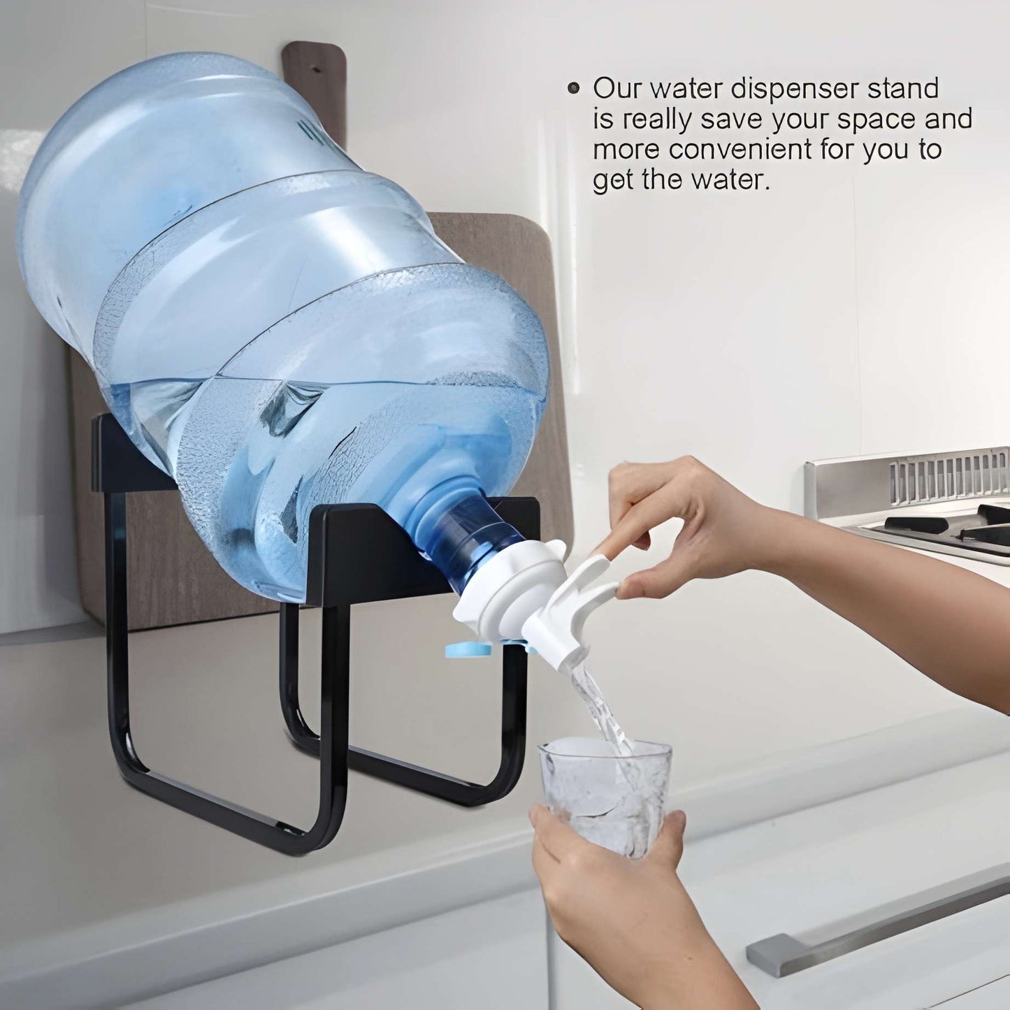 Portable Strong Steel Water Dispenser Stand with Fast Flow Water Spout Nozzle