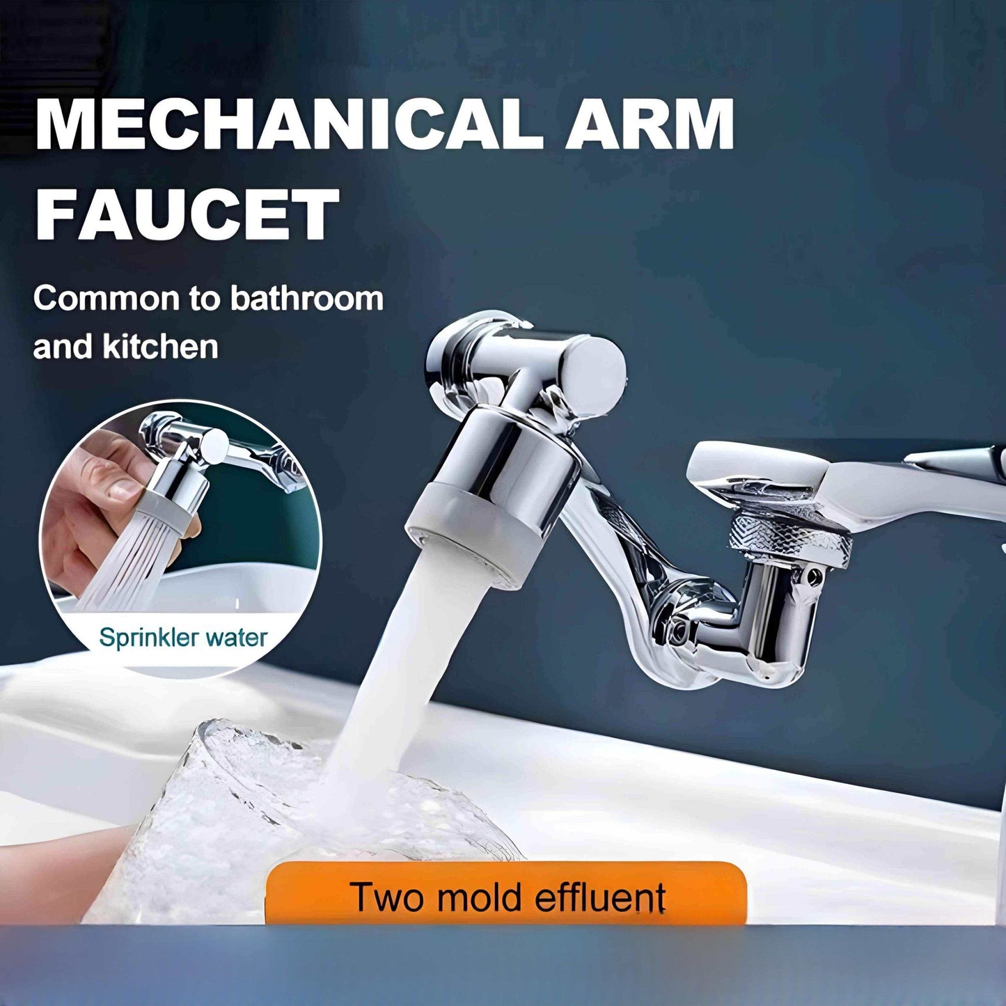 1080° Rotatable Multifunctional Extension Universal Swivel Robotic Arm Faucet