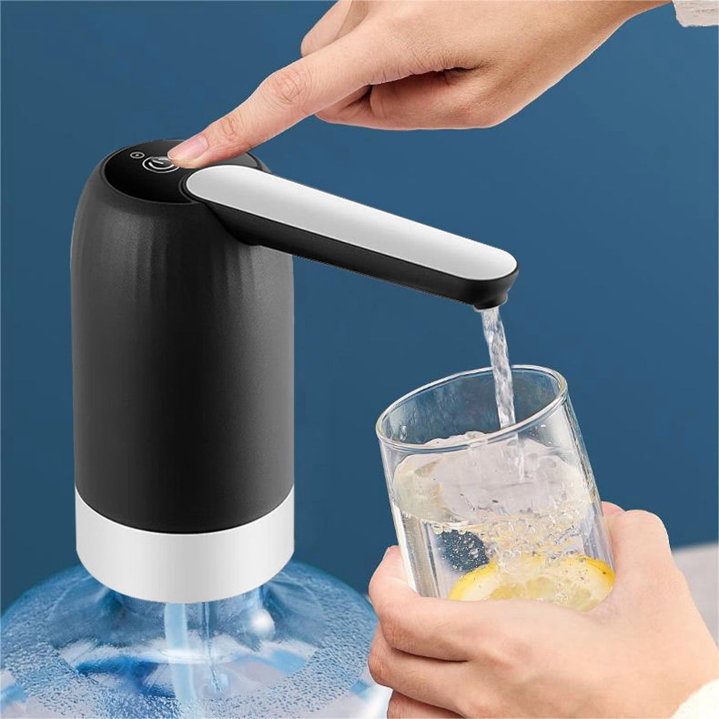 Drinking Water Bottle Pump Automatic Drinking Water Pump Mini Portable Household Water Dispenser USB One Click Drinking Water