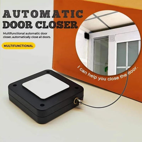Multifunctional Punch-Free Sensor Door Closer with Drawstring