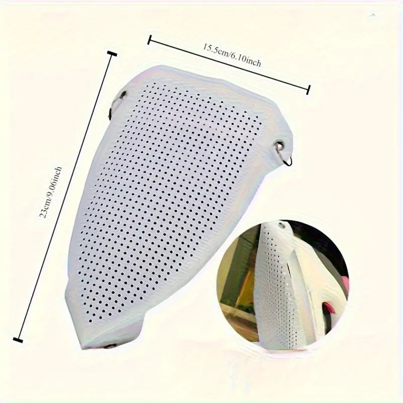 Iron plate protector with anti-stick non stick layer